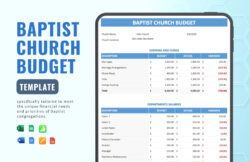 Southern Baptist Church Budget Template southern-baptist-church-budget-template