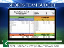sports-and-fitness-budget-template