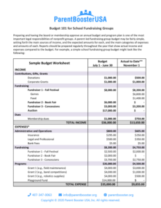 theatre-booster-club-budget-template