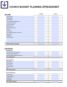 Church Youth Trip Budget Template church-youth-trip-budget-template