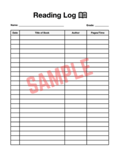 7th Grade Reading Log Template 7th Grade Reading Log Template
