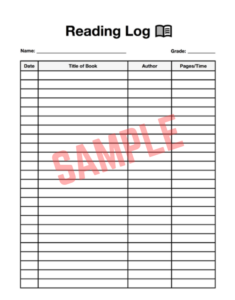 8th Grade Reading Log Template 8th Grade Reading Log Template