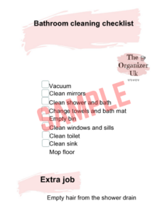 Bathroom Clean Up Log Template Bathroom Clean Up Log Template