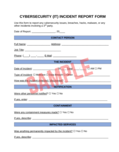 Cyber Security Incident Log Template Cyber Security Incident Log Template